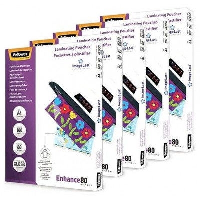 PACK 500 FUNDAS PLASTIFICAR 80 MICRAS BRILLO A4 (216X303 MM) FELLOWES 100142462 (Espera 4 dias) PACK 500 FUNDAS PLASTIFICAR 80 MICRAS BRILLO A4 (216X303 MM) FELLOWES 100142462 (Espera 4 dias)