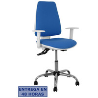 PIQUERAS Y CRESPO Silla Elche blanca asincro bali azul brazos regulables ruedas de parque PIQUERAS Y CRESPO Silla Elche blanca asincro bali azul brazos regulables ruedas de parque
