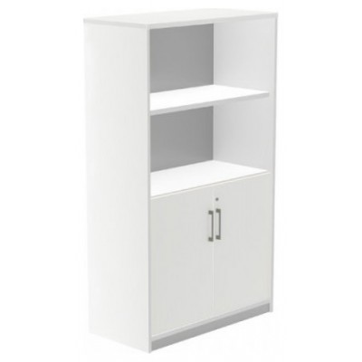 ARMARIO MEDIO CON PUERTAS BAJAS 156X90X45 ESTRUCTURA BLANCA/PUERTAS BLANCO ROCADA 1057AW04 (Espera 4 dias)