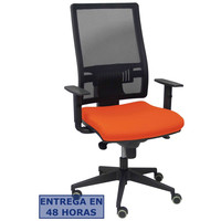 PIQUERAS Y CRESPO Silla Horna bali naranja oscuro brazos regulables