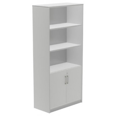 ARMARIO ALTO CON PUERTAS BAJAS 195X90X45 ESTRUCTURA ALUMINIO/PUERTAS GRIS ROCADA 1103AB02 (Espera 4 dias)