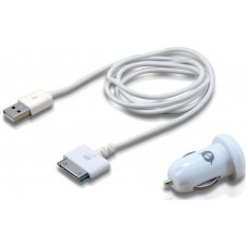 KIT APPLE CARGADOR CONCEPTRONIC PARA COCHE A 2 USB 5V