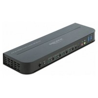 KVM Delock Conmutador HDMI 4x1 KVM 4K 60 Hz con USB 3.0 y audio (Espera 4 dias)