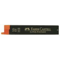 ESTUCHE 12 MINAS 0.9MM SUPER POLIMERAS HB FABER CASTELL 120900 (MIN12) (Espera 4 dias)