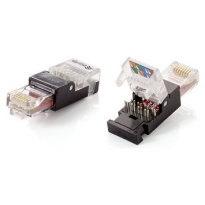 Kit 2 Unidades Conector Rj45 Equip Cat6 Toolfree No