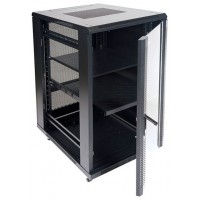 ARMARIO DE SUELO RACK 19"" 22U 800x800 PUERTA DOBLE PERFORADA (Espera 4 dias)