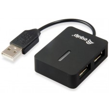 HUB USB 2.0 EQUIP LIFE A 4xUSB-A MINI HUB TRAVEL