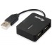 HUB USB 2.0 EQUIP LIFE A 4xUSB-A MINI HUB TRAVEL