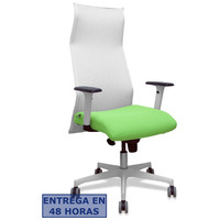 PIQUERAS Y CRESPO Sillon Sahuco blanco bali pistacho brazos blancos base blanca ruedas parque 65mm PIQUERAS Y CRESPO Sillon Sahuco blanco bali pistacho brazos blancos base blanca ruedas parque 65mm