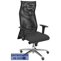 PIQUERAS Y CRESPO Sillon Sahuco XL PIEL negro hasta 160kg
