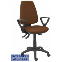 PIQUERAS Y CRESPO Silla Elche S bali marron oscuro brazos fijos PIQUERAS Y CRESPO Silla Elche S bali marron oscuro brazos fijos
