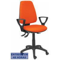 PIQUERAS Y CRESPO Silla Elche S bali naranja oscuro brazos fijos PIQUERAS Y CRESPO Silla Elche S bali naranja oscuro brazos fijos