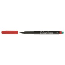 MARCADOR PERMANENTE MULTIMARK PUNTA FINA ROJO FABER CASTELL 151321 (MIN10) (Espera 4 dias)