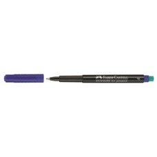 MARCADOR PERMANENTE MULTIMARK PUNTA FINA AZUL FABER CASTELL 151351 (MIN10) (Espera 4 dias)