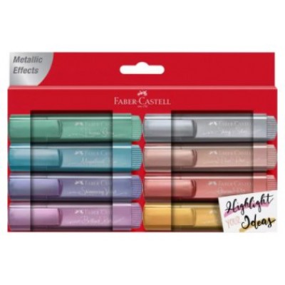 PACK 8 MARCADORES TEXTLINER 1546 FABER CASTELL 154689 (Espera 4 dias)