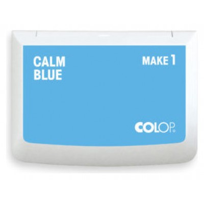 TAMPÓN MAKE1 COLOR AZUL CALMA 50X90 MM COLOP 155109 (Espera 4 dias)