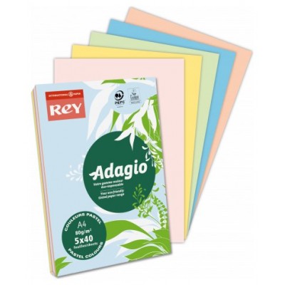 PAQUETE 500H PAPEL 80GR A3 AZUL PALIDO ADAGIO 156237 (MIN5) (Espera 4 dias)