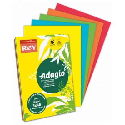 PAQUETE 500H PAPEL 80GR A3 ROJO INTENSO ADAGIO 156258 (MIN5) (Espera 4 dias)