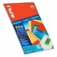 APLI Self-adhesive labels 210 x 297mm Blue etiqueta autoadhesiva Azul 20 pieza(s) (Espera 4 dias)