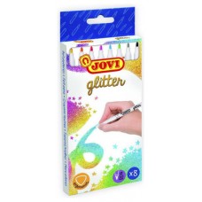 ESTUCHE 8 ROTULADORES GLITTER COLORES SURTIDOS JOVI 1608G (Espera 4 dias)