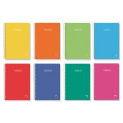 CUADERNO ESPIRAL SERIE XTRA TAPA DURA 60 GRS. FOLIO (215X310MM.) 80 HOJAS PAUTADO 2,5 CON MARGEN SURTIDO PACSA 16222 (MIN5) (Espera 4 dias)