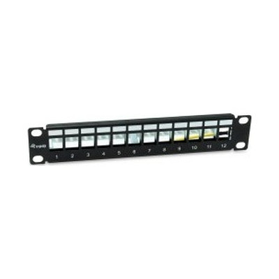 PATCH PANEL VACIO CAT.6 APANTALLADO 10" 12 PATCH PANEL VACIO CAT.6 APANTALLADO 10" 12