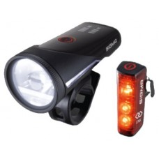 Sigma Sport Aura 100 Set + Blaze Link Iluminación trasera + iluminación delantera (set) LED (Espera 4 dias)