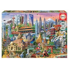 Educa Asia Landmarks Puzzle rompecabezas 1500 pieza(s) (Espera 4 dias)