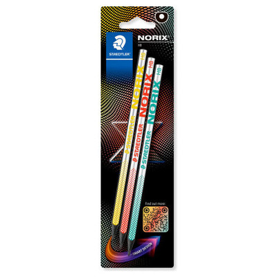 BLISTER CON 3 L&Aacute;PICES DE GRAFITO NORIX HB STAEDTLER 181-HBBK3 (Espera 4 dias)