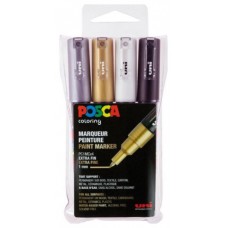 ESTUCHE 4 UDS. PC1M GSWB POSCA UNIBALL 182634669 (Espera 4 dias)