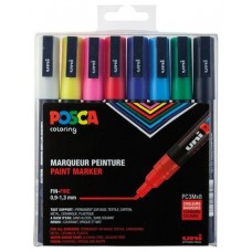 ESTUCHE 8 UDS. PC-3M BASIC POSCA UNIBALL 182634670 (Espera 4 dias)