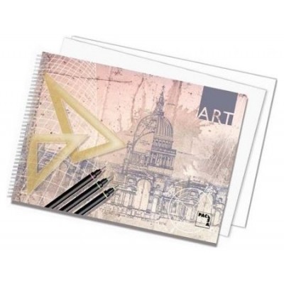 CUADERNO BLOCKS  DIBUJO ART 140 GRS. FOLIO PROLONGADO 20 HOJAS 2 TALADROS LISO SIN RECUADRO PACSA 18849 (MIN10) (Espera 4 dias)