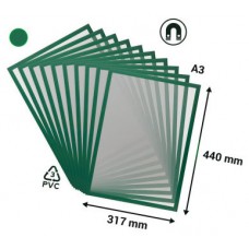 PACK DE 10 MARCOS MAGNETO PRO A3 COLOR VERDE TARIFOLD 195245 (Espera 4 dias) PACK DE 10 MARCOS MAGNETO PRO A3 COLOR VERDE TARIFOLD 195245 (Espera 4 dias)