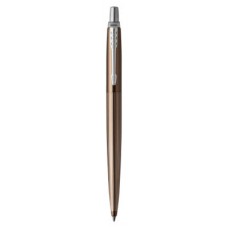 BOLIGRAFO RETRACTIL JOTTER PREMIUM CARLISLE PINSTRIPE MARRON CON BORDE CROMADO PUNTO MEDIO TINTA AZUL PARKER 1953201 (Espera 4 dias)