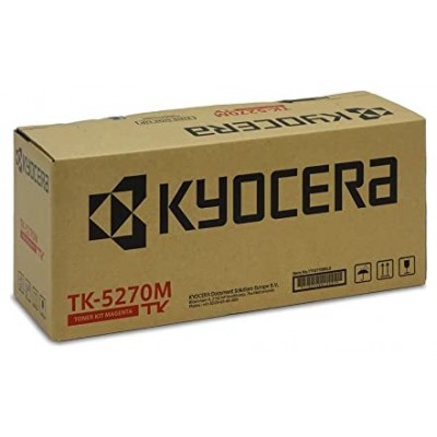 KYOCERA   TK5270M TONER MAGENTA PARA ECOSYS M6230/6630cidn 6000 pag