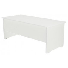 MESA DE OFICINA SERIE WORK 200X80 BLANCO / BLANCO ROCADA 2004AW04 (Espera 4 dias)