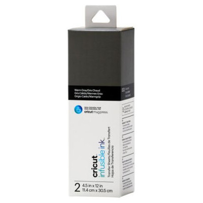 Cricut Infusible Ink L&aacute;mina de vinilo de transferencia t&eacute;rmica Vinilo de termotransferencia liso 2 hojas (Espera 4 dias)