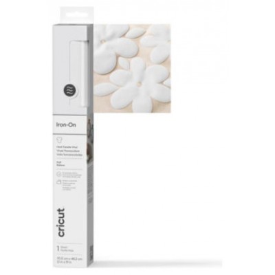 CRICUT PUFF IRON ON BLACK 30X48CM (Espera 4 dias)
