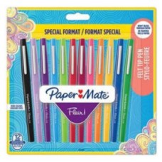 Papermate Flair rotulador Medio Multicolor 12 pieza(s) (Espera 4 dias)