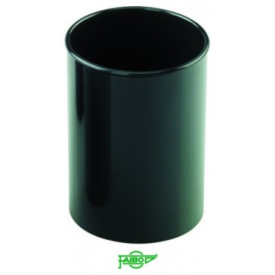 CUBILETE DE PLASTICO 78 MM. DIAMETRO X 100 MM. ALTO OPACO NEGRO FAIBO 205-02 (MIN10) (Espera 4 dias)