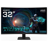 GIGABYTE GS32QCA 31.5" Monitor Curvo para Gaming QHD - 2560 x 1440, 180Hz, 1ms, 250 cd/m², FreeSync, HDR Ready, HDMI 2.0, DisplayPort 1.4 (Espera 4 dias) GIGABYTE GS32QCA 31.5" Monitor Curvo para Gaming QHD - 2560 x 1440, 180Hz, 1ms, 250 cd/m², FreeSync, HDR Ready, HDMI 2.0, DisplayPort 1.4 (Espera 4 dias)