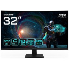 MONITOR GAMING GIGABYTE GS32QCA EK  31.5" 2560X1440 QHD