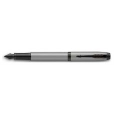 PLUMA IM GRIS MATE/ADORNOS NEGROS MEDIUM PARKER 2127620 (Espera 4 dias)