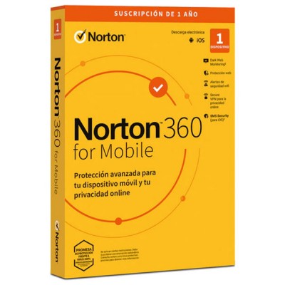 -norton 360 Mobile Portugues 1 User 1 Device 12mo **l.