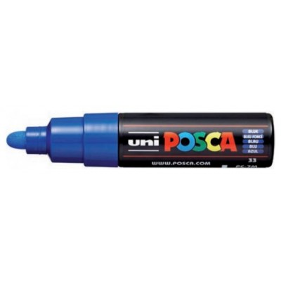 ROTULADOR NO PERMANENTE 4,5-5,5MM. PC-7M AZUL UNI-BALL 300145000 (MIN6) (Espera 4 dias)