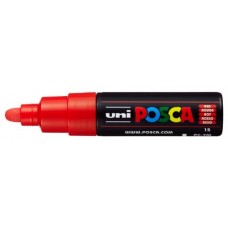 ROTULADOR NO PERMANENTE 4,5-5,5MM. PC-7M ROJO UNI-BALL 300178000 (MIN6) (Espera 4 dias)