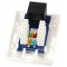 ROSETA DE SUPERFICIE CATEGORIA 5e 1 HEMBRA RJ45 COLOR