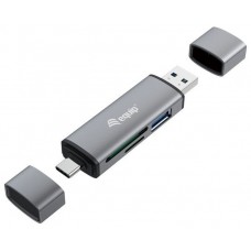 Card Reader Externo Equip Usb 3.0 Doble Conexion Usb &