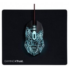 KIT GAMING BASIC RATON + ALFOMBRILLA TRUST (Espera 4 dias)