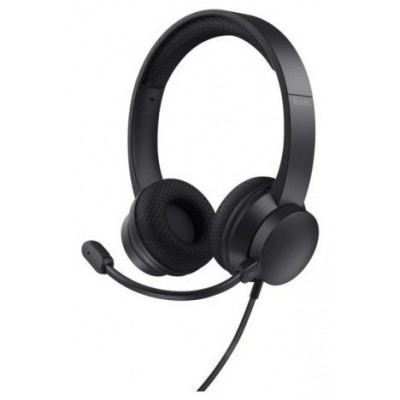 AURICULARES TRUSTR HS-260 USB ENC BK